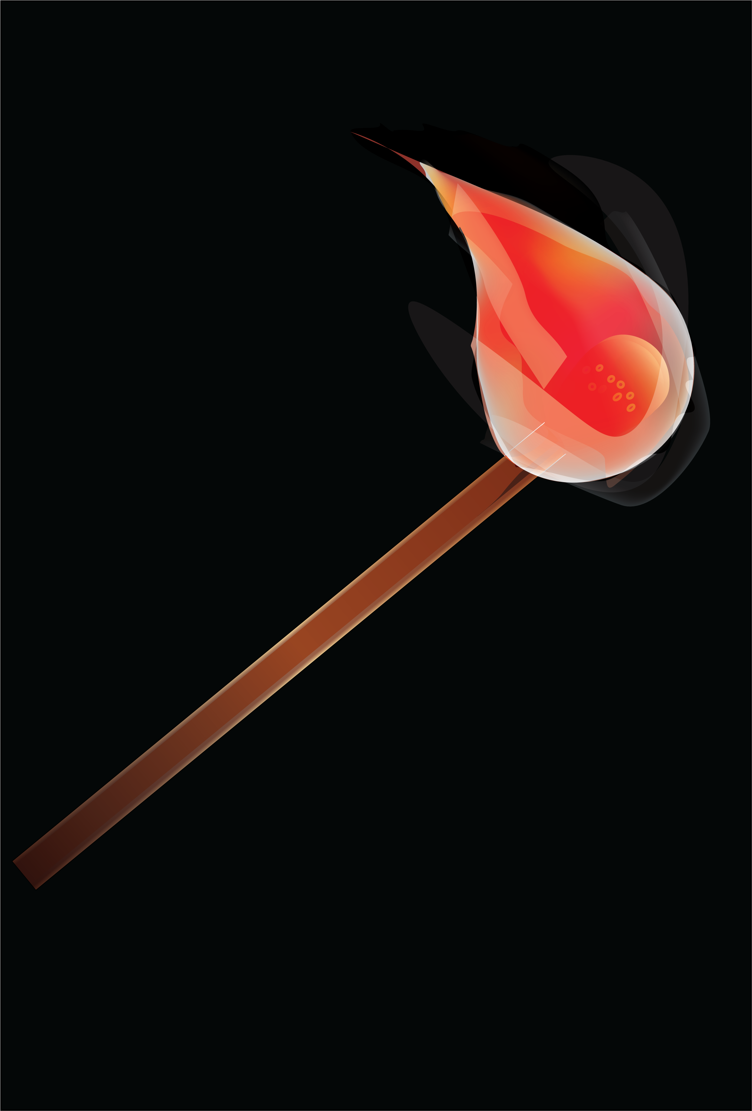 Adobe Illustrator Burning Vector Design
