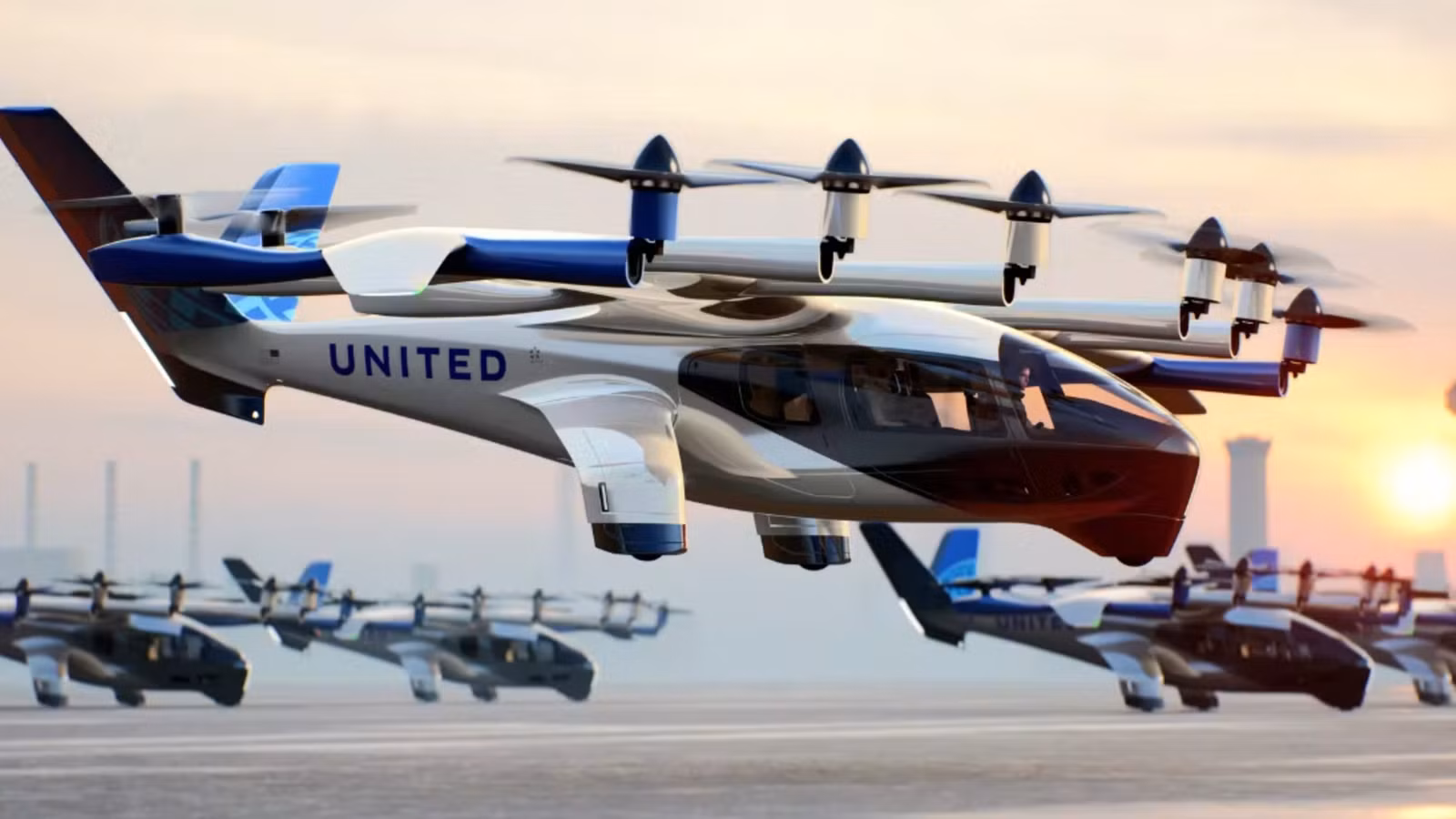 Flying taxi concept