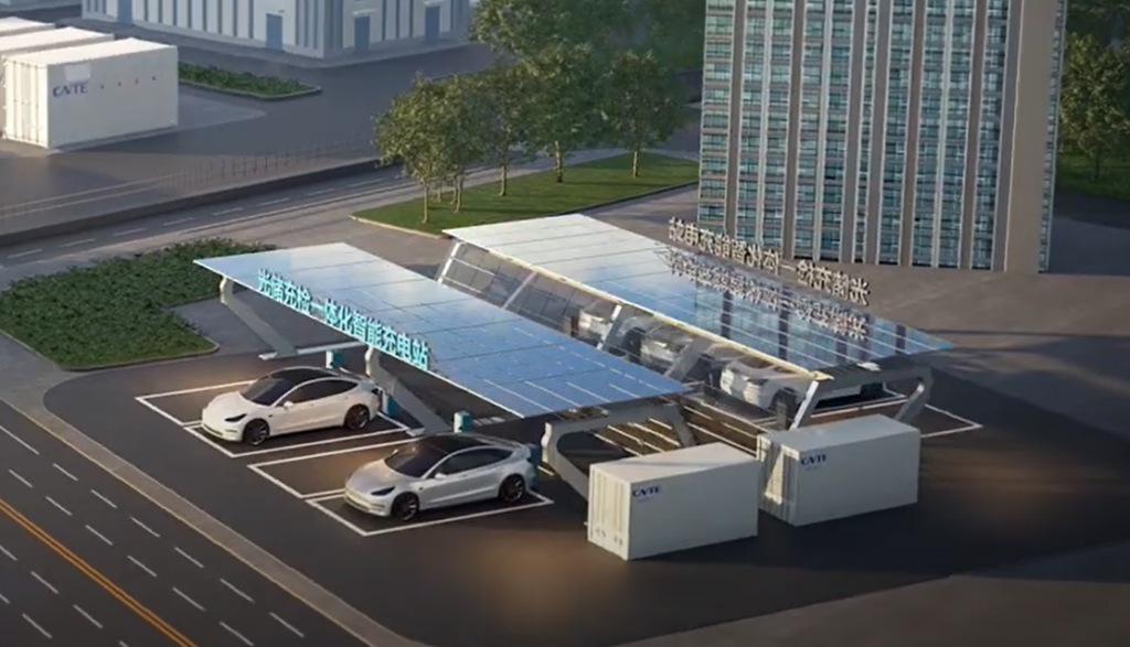 Electric vehicle charging station